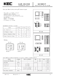 Datasheet KF468S manufacturer KEC